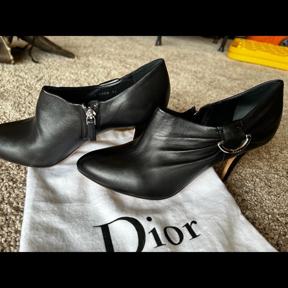 Authentic Christian Dior ankle bootie. Pristine condition. Comes with dust bag